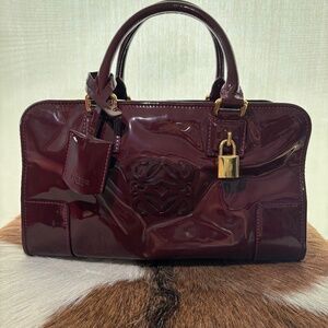 Loewe Amazona Burgundy handbag